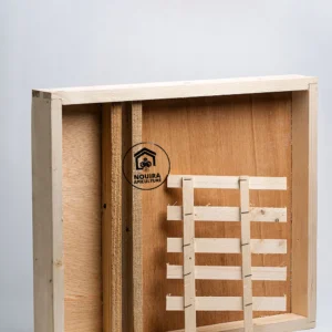 Nourrisseur en bois double tiroir