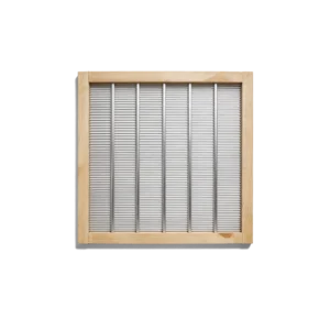 Grille à reine métallique cadriée
